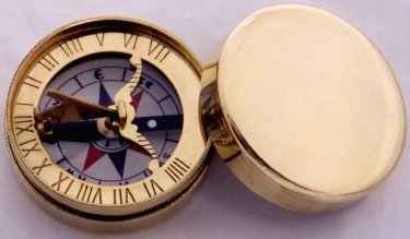  B Pocket Sundial and Compass                      