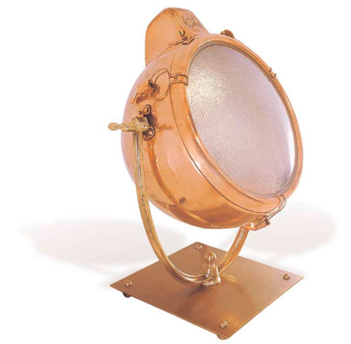 Antique Copper Searchlight 