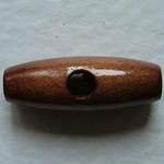 Dark Wood Toggle One Hole