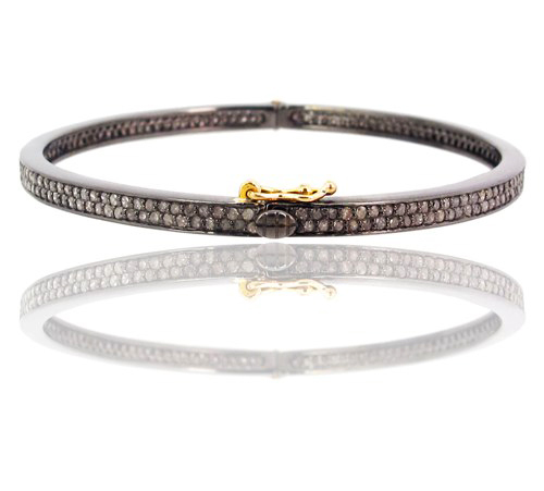 Pave Diamond Bangles