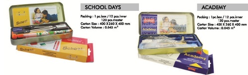 GEOMETRY BOX - Plastic & Metal, Yellow | Accurate, Durable, Portable, Educational, Professional