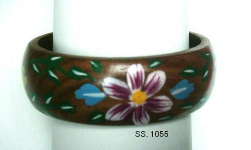 painted wooden bangle
