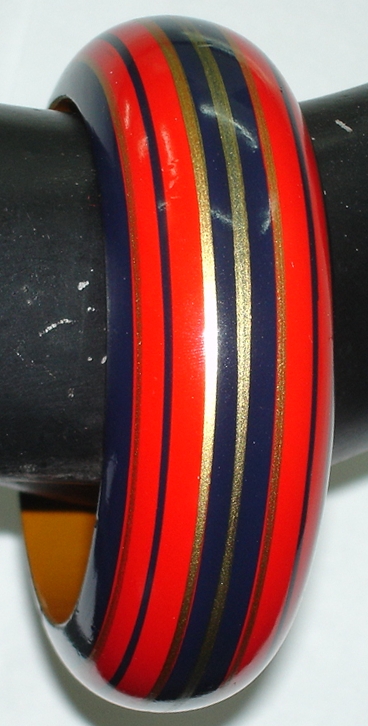 painted wooden bangle