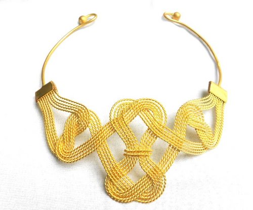 Brass wire Nacklace