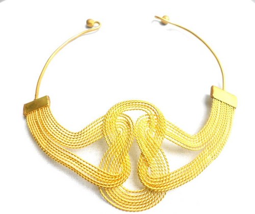 Brass wire Nacklace