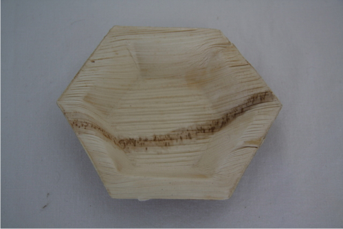 Hexagon Areca Plates