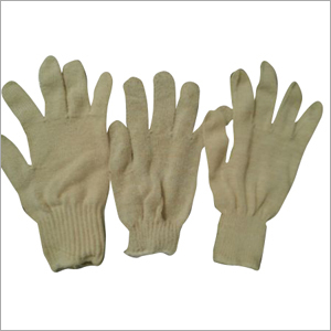 Cotton Knitted Dotted Gloves