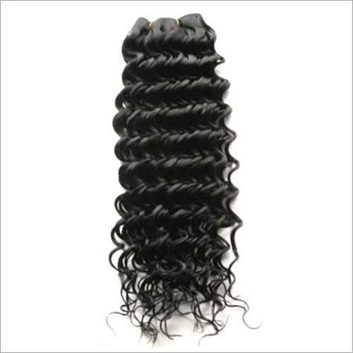 Deep wave hair weft