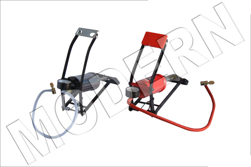 Foot Pump - Steel, 18 x 12 x 8 inches | 2.5L Cylinder Capacity, Compact Design, Easy Operation, Pressure Gauge, T-Handle, 10ft Hose