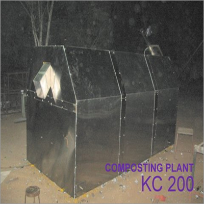 Composting Plant - Steel, 1000x1000x1500 mm, Black | Waste Reduction, Fast Composting, Easy Operation, Customizable