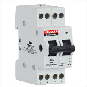 Double Pole Changeover Switch