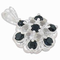 Black Onyx Gemstone Pendant Jewellery