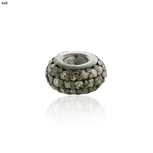 4*8mm Pave Diamond Findings