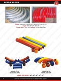 Concrete Pump Elbow - Steel, Various Dimensions | High Pressure & Temperature Rating, Galvanized Finish, Astm Standards