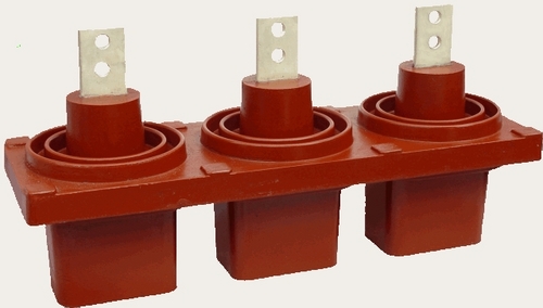 11KV Epoxy Bushing (Shroud) - Epoxy Resin, Varied Dimensions, Reddish Brown | Reliable Insulation, Durable Design, Easy Installation