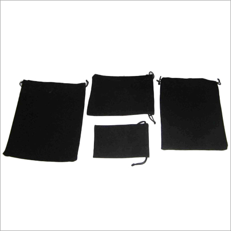 Black Velvet Pouch