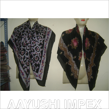 Black Rayon Scarves