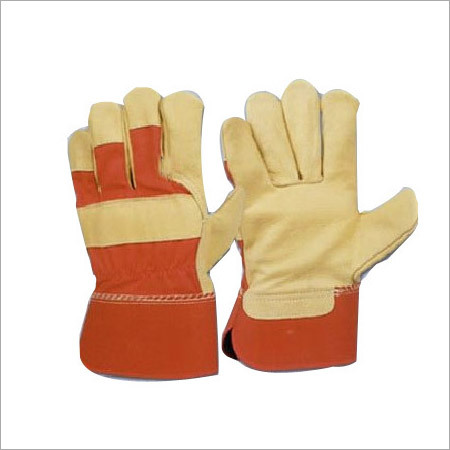 Leather Gloves (Model No. 103) Beige
