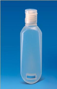 60ml Perfume Bottle - Plastic, 10cm Height, Clear | Flip-Top Closure, Leakproof Seal, Portable, Durable, Easy Dispensing