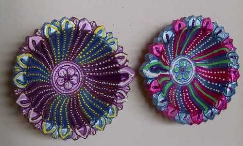 Round Shape Decorative Diya