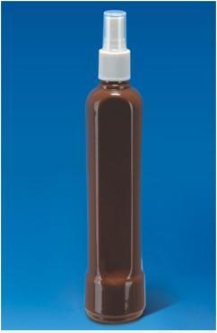 Perfume Bottle - Plastic 100ml, Brown, 5cm Diameter, 15cm Height | Elegant Design, Leakproof, Fine Mist Spray