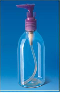 Perfume Bottle - Glass & Plastic, 250ml, Clear | Elegant Design, Durable Material, Leak-Proof Press Pump