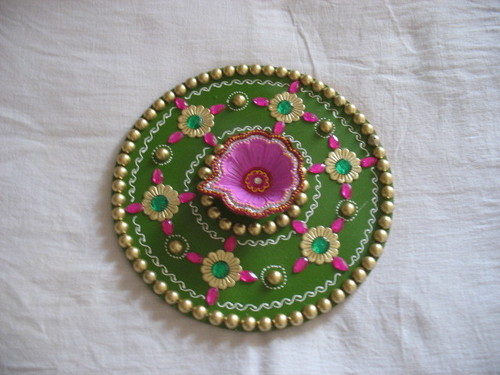 Diya with Platter