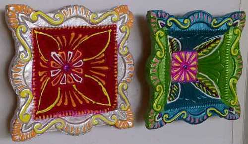 Decorative Rangoli Diya