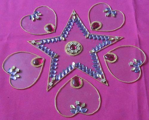Floor Rangoli Designs for Diwali