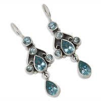 Blue Topaz Earring Jewellery