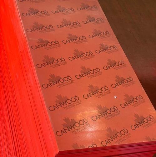 Canwood Film Faced Concrete Shuttering Plywood - 12 mm 30 KG | Gurjan Core Eucalyptus Material 30 mm Thickness Abrasion Resistant WBP Glue