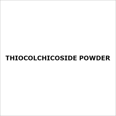 Thiocolchicoside Powder Application: Pharmaceutical Industry