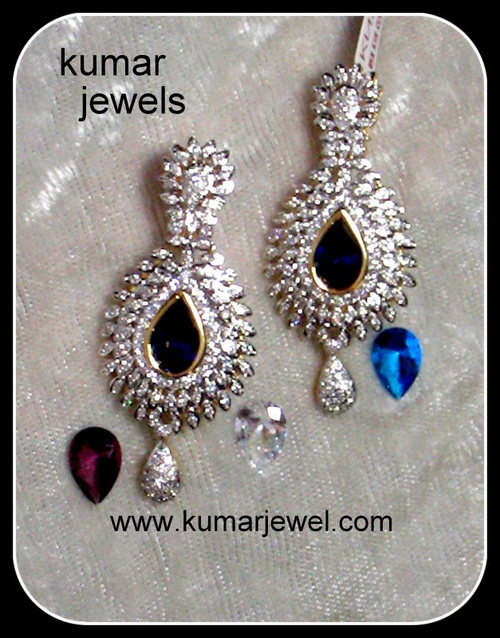 diamond style earring.