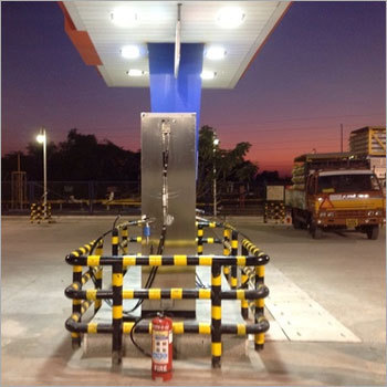 Petrol Pumps Gas Station Lights