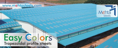 Color coated roofing sheets