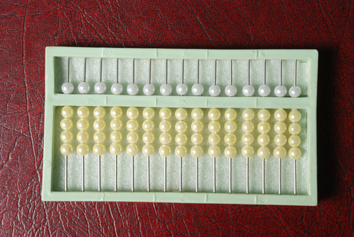Mathematical Abacus Line