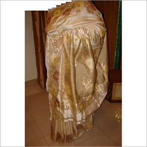 golden traditional dress