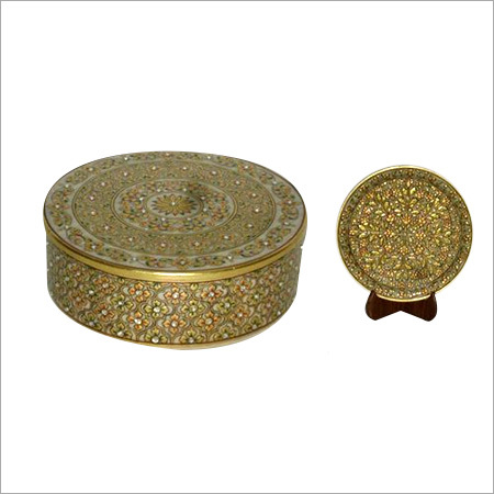 Marble Round Box