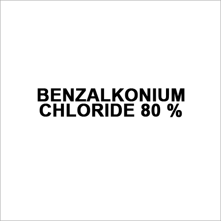 Benzalkonium Chloride 80 %