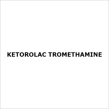 Ketorolac Tromethamine Boiling Point: 493.2  At 760 Mmhg