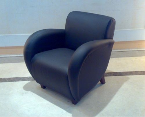 Blue Leather Sofa