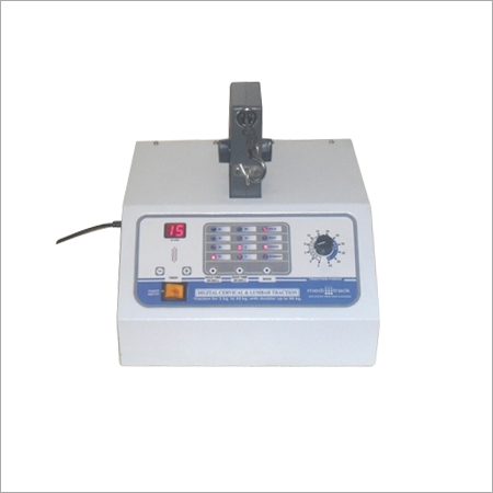 TRACTION MACHINE - ABS Plastic, 12x10x5 Inches, Digital Display | Spinal Decompression, Pain Relief, Durable, Compact, Easy Use