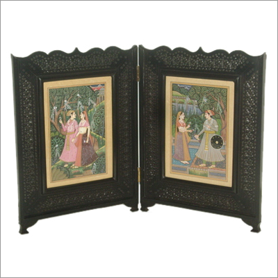 Ebony Screen Miniature Paintings