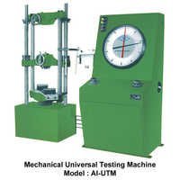 Mechanical Universal Testing Machine - 100 Kn Steel, 1500x800x1200 Mm, Green | Autographic Recorder, High Accuracy, Easy Adjustment, Robust Frame, Safe Operation, Variable Speed, Wide Range Accessories