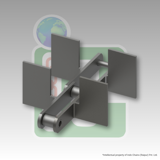 Flow Conveyor Chain - Material: Stainless Steel
