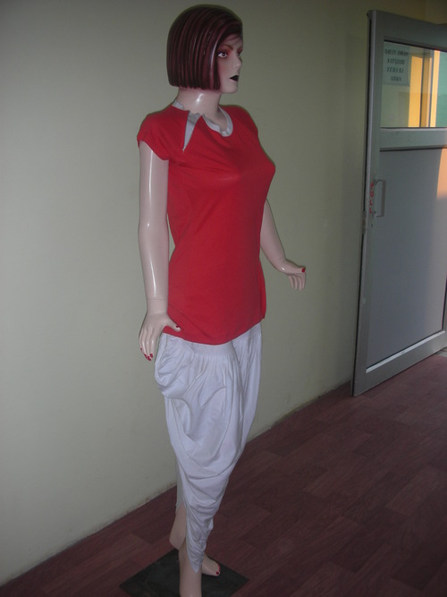 top/dhoti - Cotton, Size S,M,L,XL, 24 Inches, Red | Stylish Design, Comfortable Fit, Soft Fabric, Versatile Style, Elegant Look