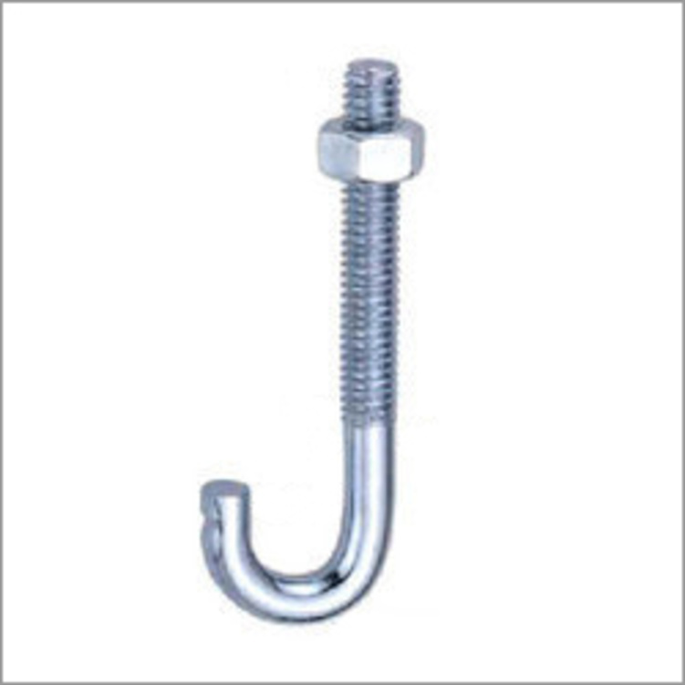 Finishing Bolts - Galvanized Mild Steel, 25.4 - 50.8mm Height, Silver Color, Round Head Type, Lightweight & Durable, Rust Free for Pipe Fittings