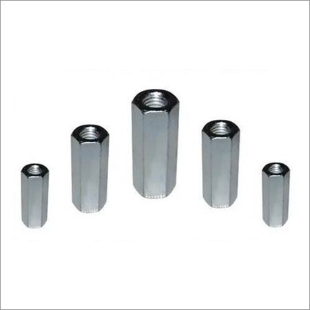 Silver And Golden Hex Coupling Nuts
