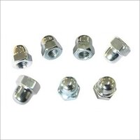 Dome Nuts - Stainless Steel, Hexagonal Shape, Silver Color | Durable, High Tensile Strength, Easy To Install, Elevated Longevity