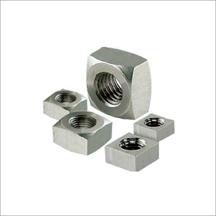 Square Nuts - Steel, 10-20 Grams, Silver | Durable, Robust Build, High Strength, Flawless Finish